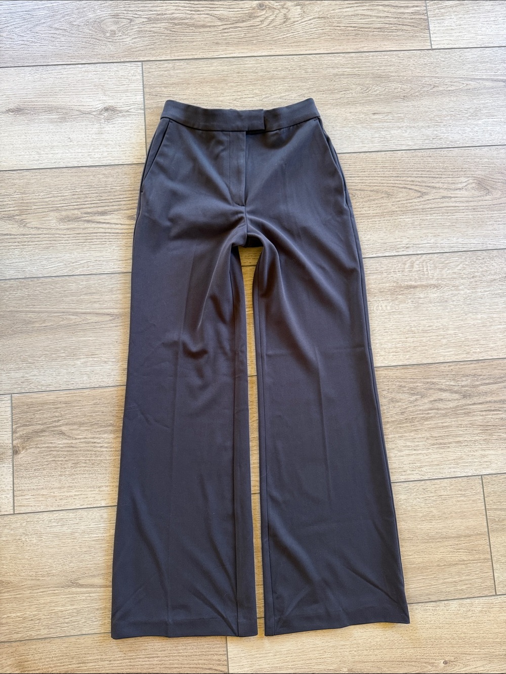 H&M Brown Trousers size 4 wide leg